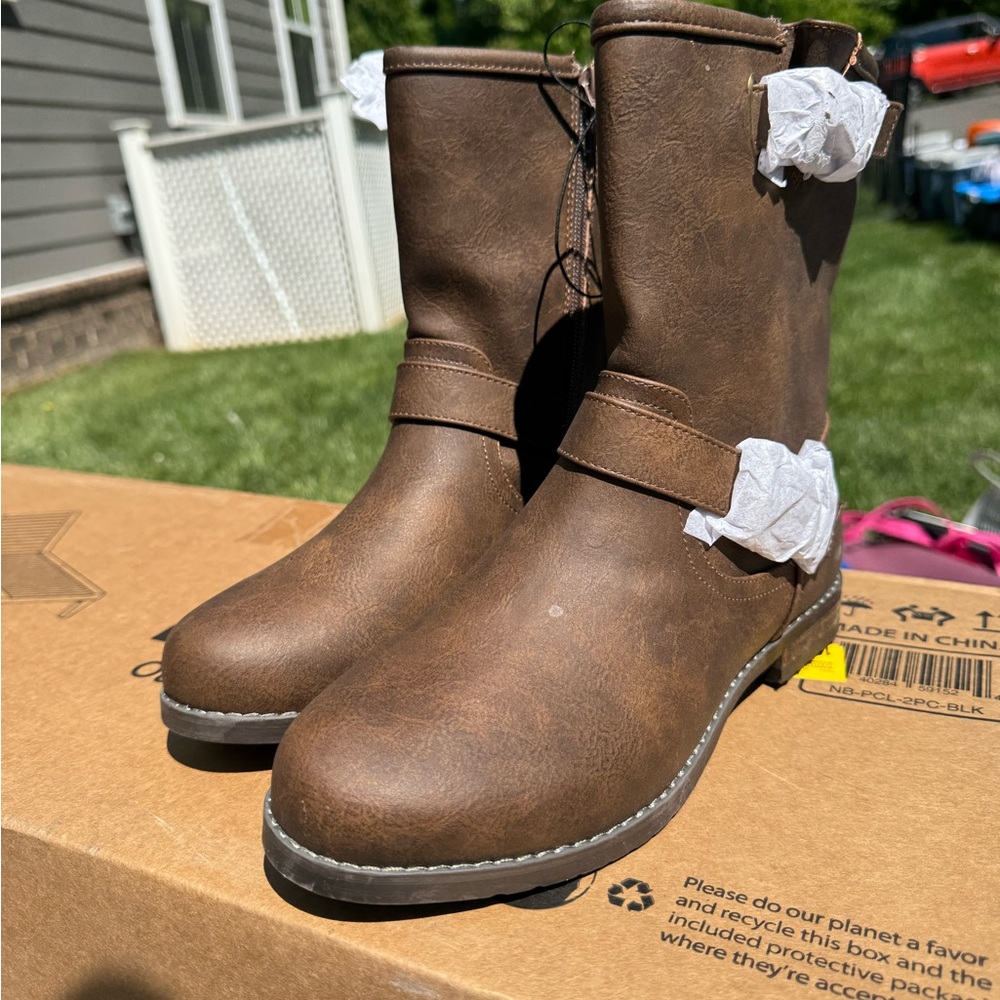 Lane Bryant Brown Wide boots